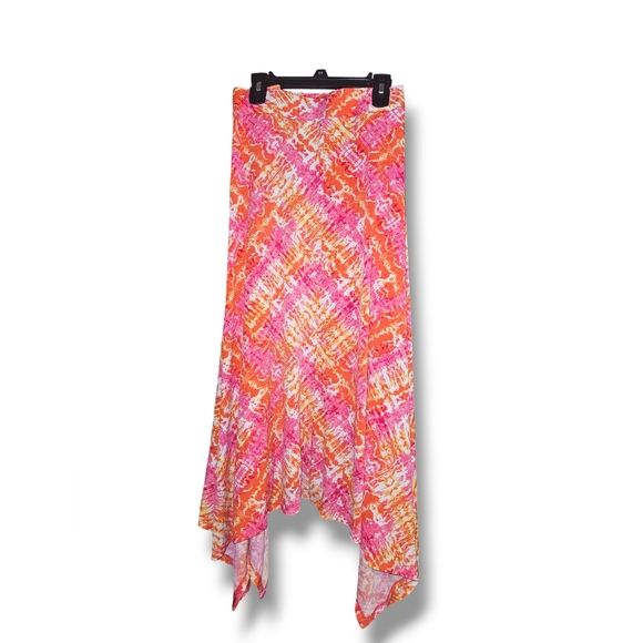 Ruby Rd. Handkerchief Hem Skirt, Size L - Picture 2 of 4